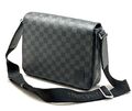 Мужская сумка мессенджер Louis Vuitton мужской кожа черный 108568-1