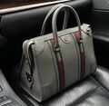 Дорожная сумка Gucci мужской кожа графитовый 100556-1