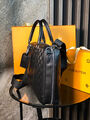 Мужской портфель Louis Vuitton мужской кожа черный 146304-5