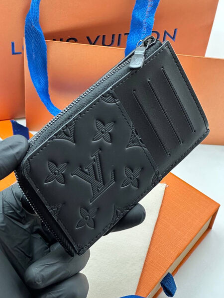 Картхолдер Louis Vuitton мужской кожа черный 108251-5