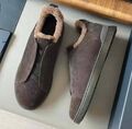 Мужские кеды Zegna мужской замша 170278