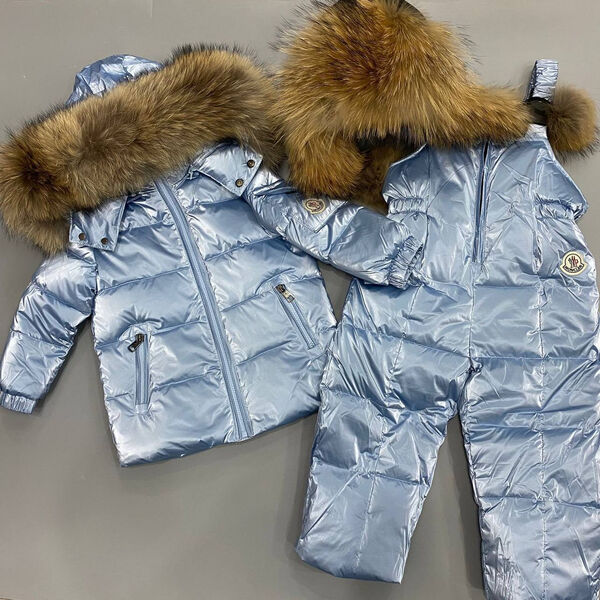 Детский комплект Moncler бирюзовый 165994-2