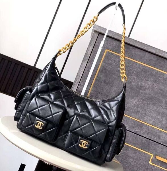 Сумка Chanel женский кожа черный 171792