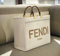 Сумка Fendi женский кожа белый 109232-5