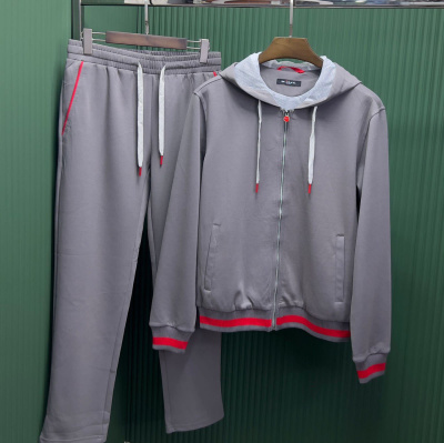 Мужской костюм Kiton мужской графитовый 126762