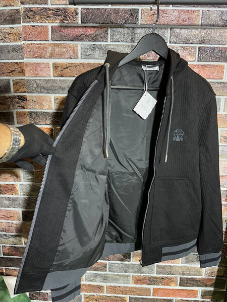 Мужской костюм Brunello Cucinelli мужской черный 157064-4