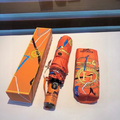 Зонт Hermès женский оранжевый 22902-3
