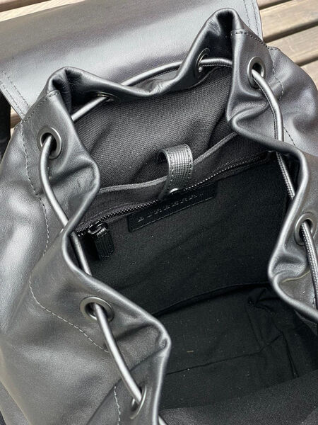 Мужской рюкзак Burberry мужской кожа черный 108656-8