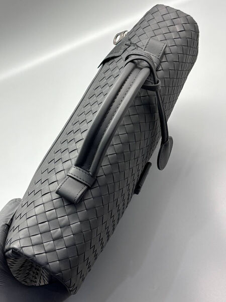 Мужской портфель Bottega Veneta мужской кожа черный 197812-4