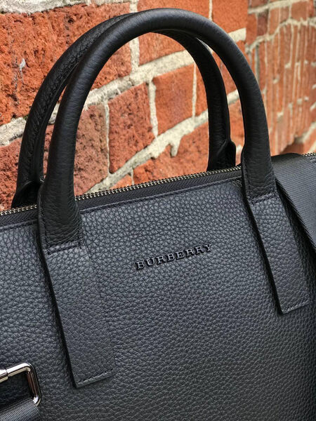 Мужской портфель Burberry мужской кожа черный 132085-3