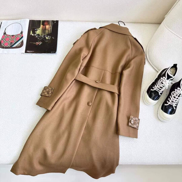 Плащ Gucci женский бежевый 157211-2