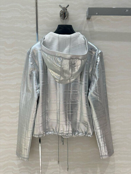 Бомбер Chanel женский графитовый 180334-5