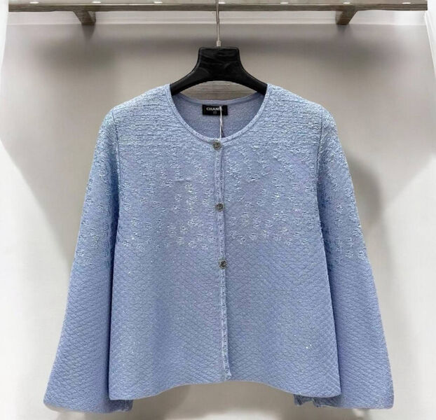 Костюм Chanel женский бирюзовый 184200-2