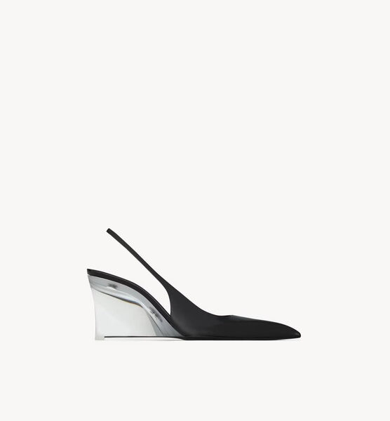 Туфли Saint Laurent женский кожа 192491-2
