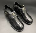Лоферы Chanel женский кожа черный 129257-1