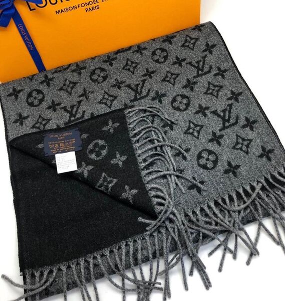 Мужской шарф Louis Vuitton мужской черный 54256
