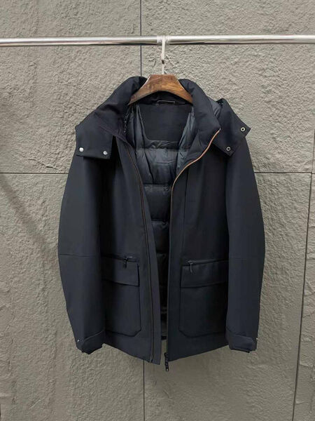 Мужской пуховик Zegna мужской черный 167808-2