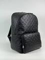 Мужской рюкзак Louis Vuitton мужской кожа черный,серебристый 152747
