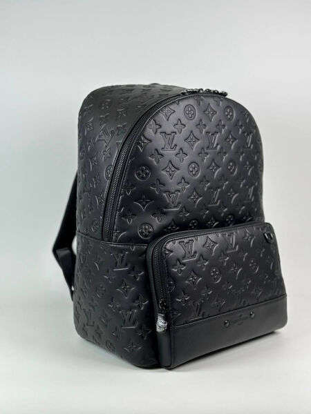 Мужской рюкзак Louis Vuitton мужской кожа черный 152747