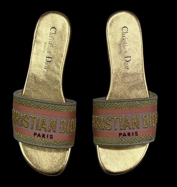 Мюли Christian Dior женский разноцветный 54495