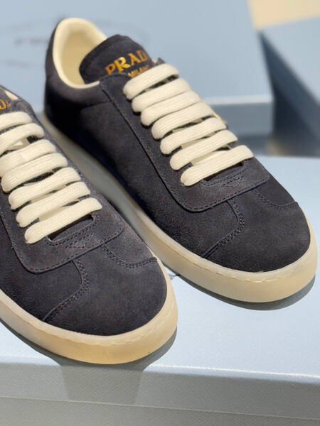 Кеды Prada женский замша графитовый 173753-5