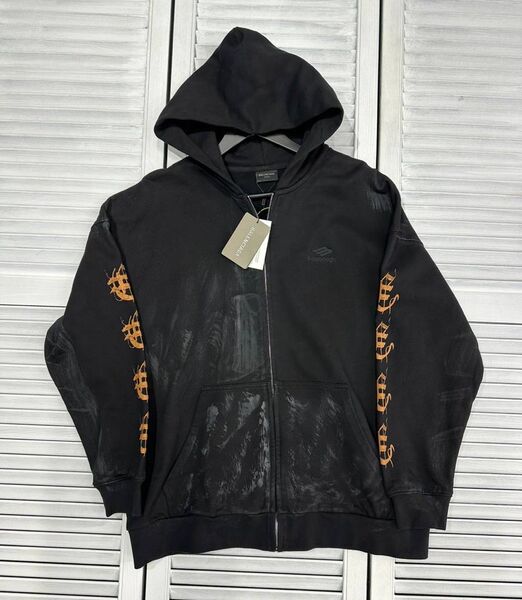 Мужское худи Balenciaga мужской черный 132149