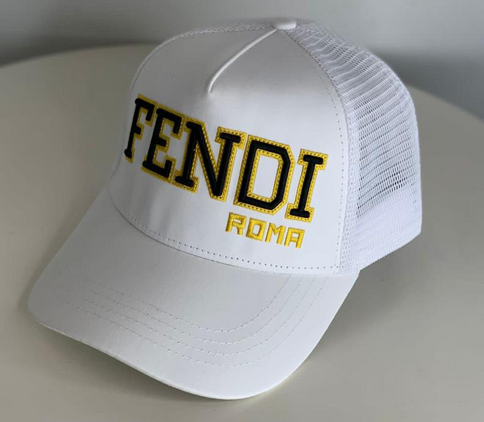 Кепка Fendi женский белый 25958