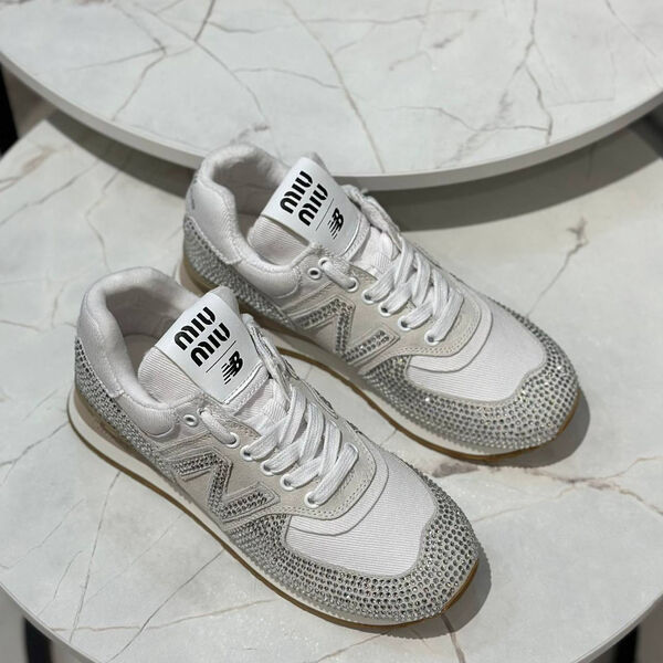 Кроссовки Miu Miu женский текстиль графитовый 139238-4