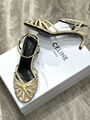 Босоножки Celine женский кожа бежевый 113772-2