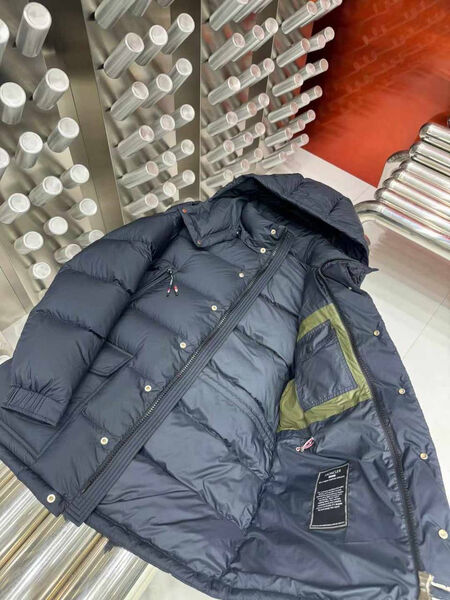 Мужской пуховик Moncler мужской синий 167380-5