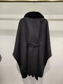 Пончо Loro Piana женский черный 129622-4