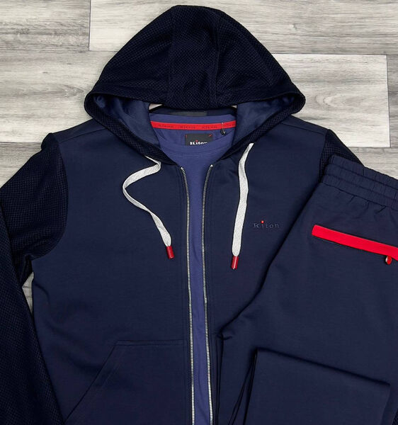 Мужской костюм Kiton мужской синий 142476-3