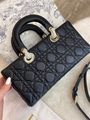 Сумка Christian Dior Lady женский кожа черный 74236-3
