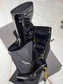 Сапоги Saint Laurent женский кожа черный 129573-5