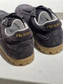 Кеды Prada женский замша графитовый 157268-3