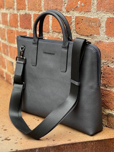 Мужской портфель Burberry мужской кожа черный 52111-3