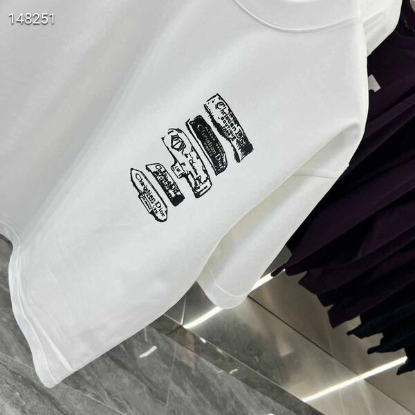 Мужская футболка Christian Dior мужской белый 170883-8