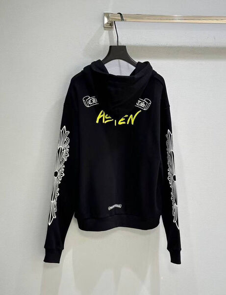 Худи Chrome Hearts женский черный 198139-2