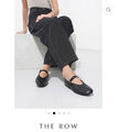 Балетки The Row женский кожа черный 144100-3