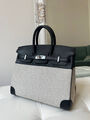 Сумка Hermès Birkin 25 женский кожа swift черный 150146-2