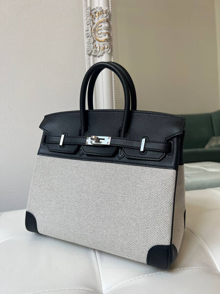 Сумка Hermès Birkin 25 женский кожа swift черный 150146-2