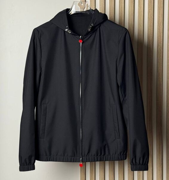 Мужская куртка двухсторонняя Kiton мужской черный 174979