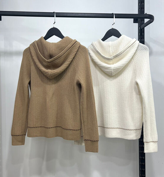 Худи Loro Piana женский белый 125542-2