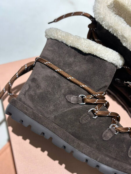 Ботинки Miu Miu женский замша 166974-3