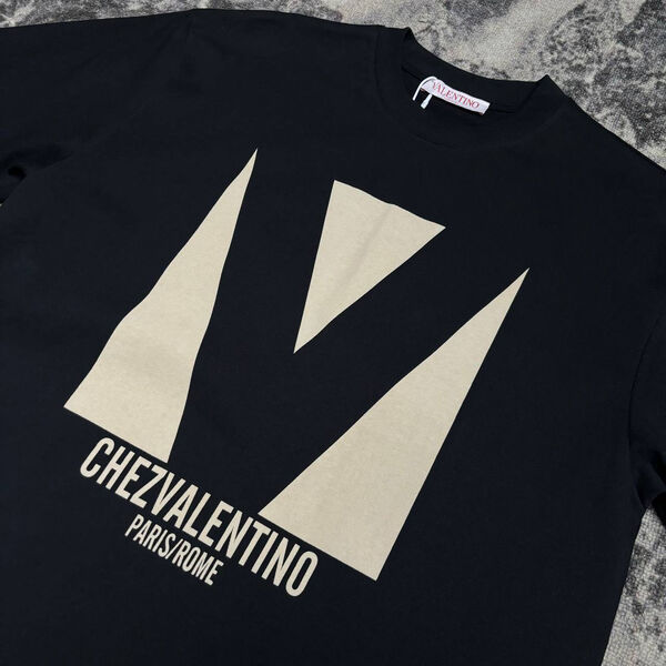 Мужская футболка Valentino мужской черный 181358-2
