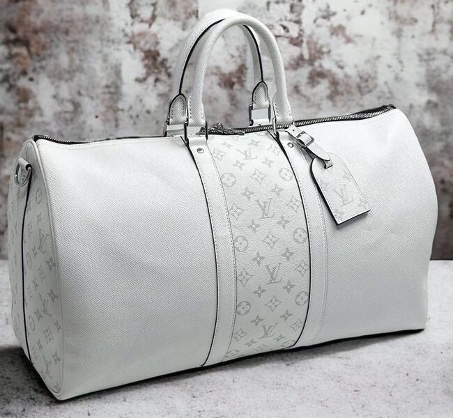 Дорожная сумка Louis Vuitton мужской кожа белый 123795