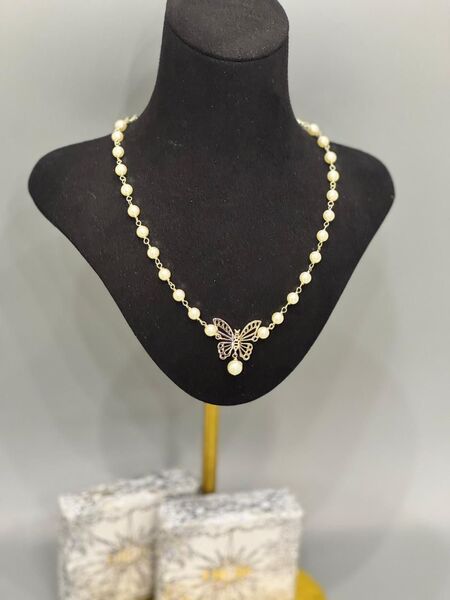 Колье Dior белый 175589