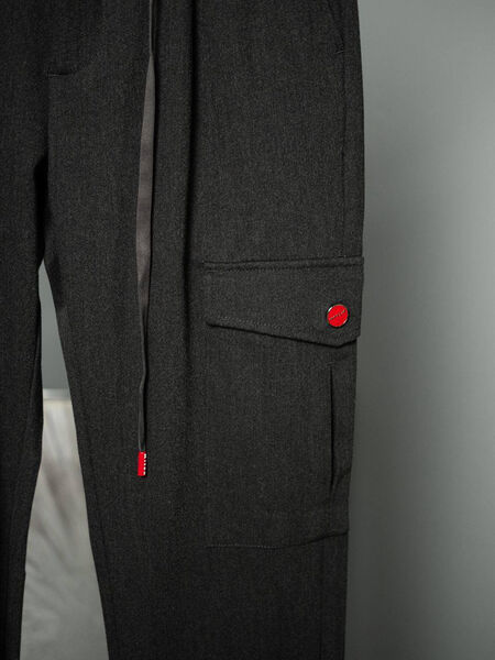 Мужские брюки Kiton мужской черный 157795-5