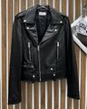 Куртка Saint Laurent женский кожа swift черный 39282
