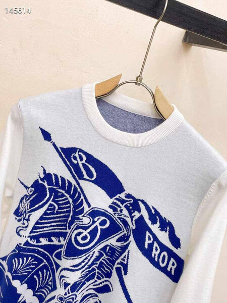 Мужской свитер Burberry мужской вязаная ткань белый 161696-7